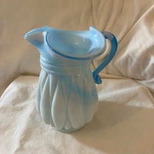 Vintage Blue Pitcher